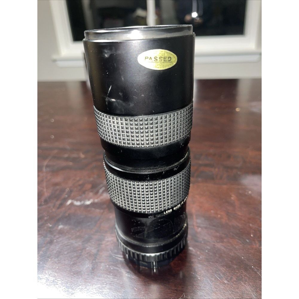 QUANTARAY MC Auto Zoom 85-210mm f/4.5 Macro Camera Lens With UV Lens